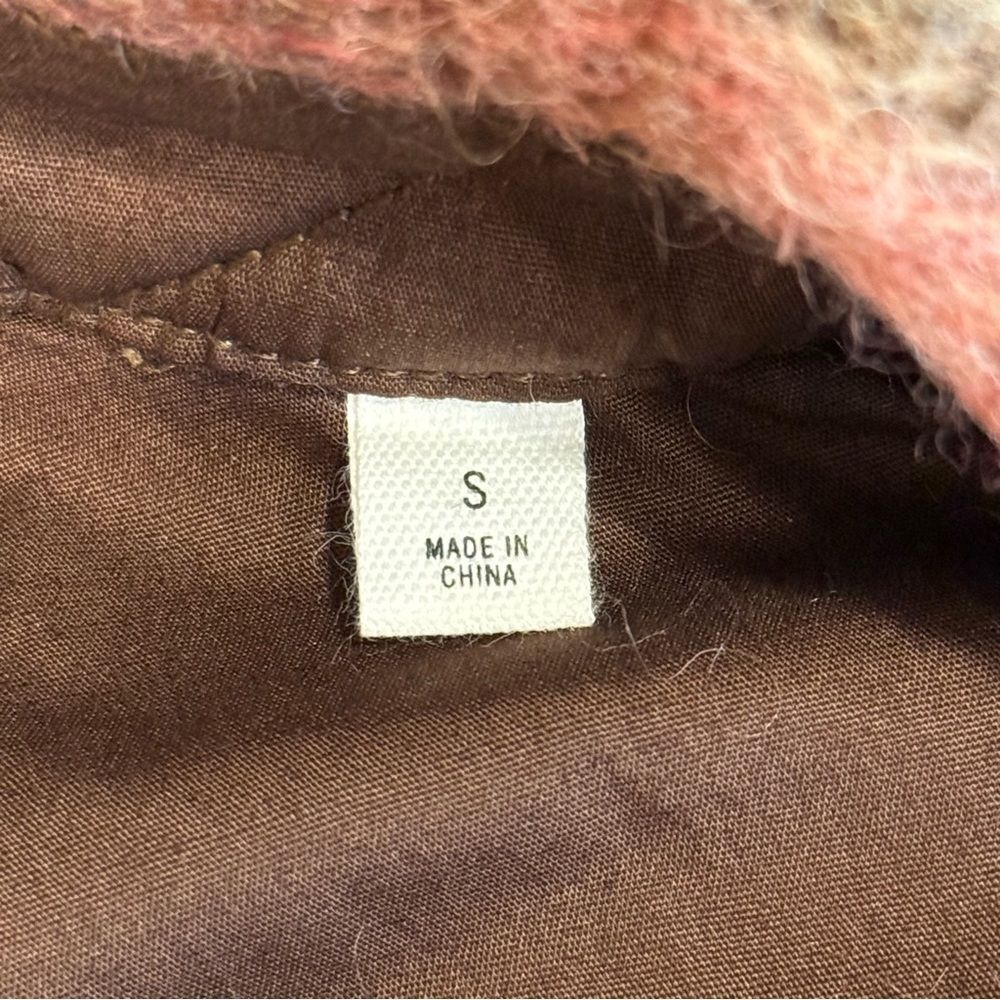 NWT Aritzia Wilfred Free The Ganna Crop Italian Wool Plaid Shacket - Womens S - Picture 9 of 9